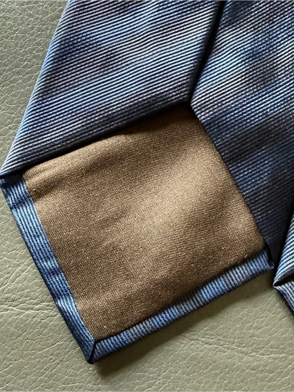 Men's Navy Blue Striped Tie Louis Vuitton - Men’s tie blue tie gift for husband